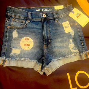 Brand new wallflower shorts size 3 with tags